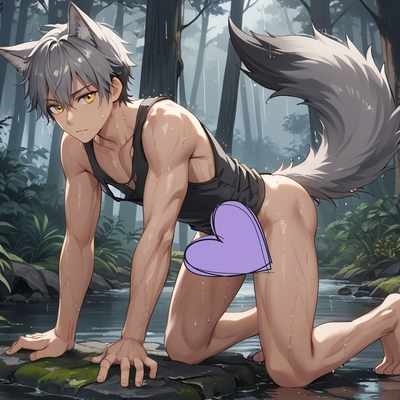 Akihiko kai, stuck in the rain! 18+ (signed by me!)