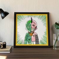 A3 Lenticular 2 Images-1 Print. Changes as You Move! by Judas Arrieta "TEEN Z ROBOT"  - Thumbnail 7