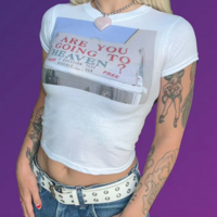 ARE YOU GOING TO HEAVEN BABY TEE - Thumbnail 2