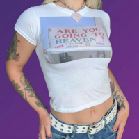 ARE YOU GOING TO HEAVEN BABY TEE - Thumbnail 3