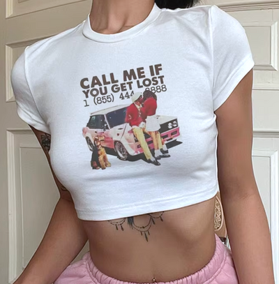 CALL ME IF YOU GET LOST BABY TEE