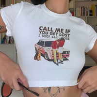 CALL ME IF YOU GET LOST BABY TEE - Thumbnail 1