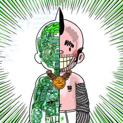 Square print by judas arrieta "teen z robot"  - Thumbnail 5