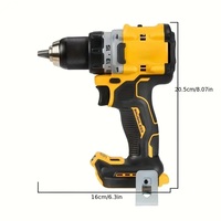 SEARVGRH 20V Cordless Brushless Hammer Drill – 1/2 Inch Compact Drill Driver, 2-Speed Settings, Lightweight Aluminum Alloy Body – Tool Only - Thumbnail 1
