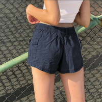 Vintage Elastic Waistband Pocket Cargo Shorts - Thumbnail 1