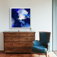 Kiss of The Blue Jay - 24" X 24" Art Print  - Thumbnail 2