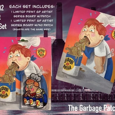 2025 q2 artist series set – chuckin’ the day away patch