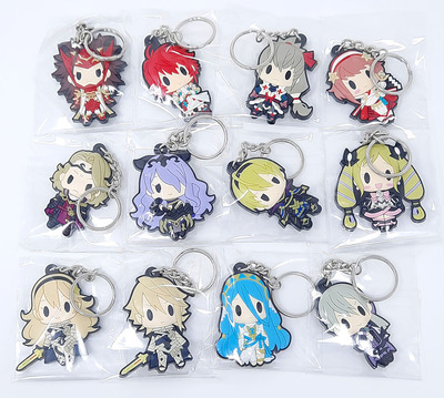 Fire Emblem Fates rubber strap keychains