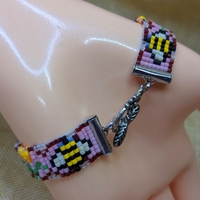 Pixel Bracelet - Bees! - Thumbnail 3