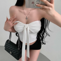 Sexy bow tie tube top - Thumbnail 5