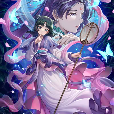 Moon fairy maomao (signed poster)