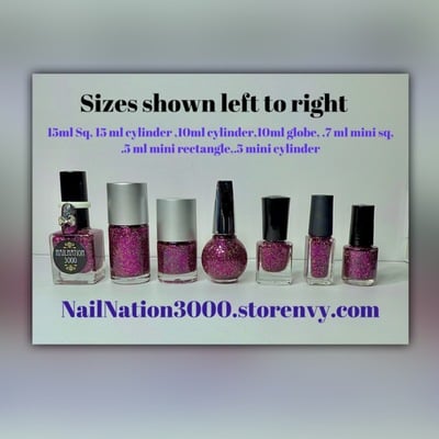 Examples of bottle shape and size here