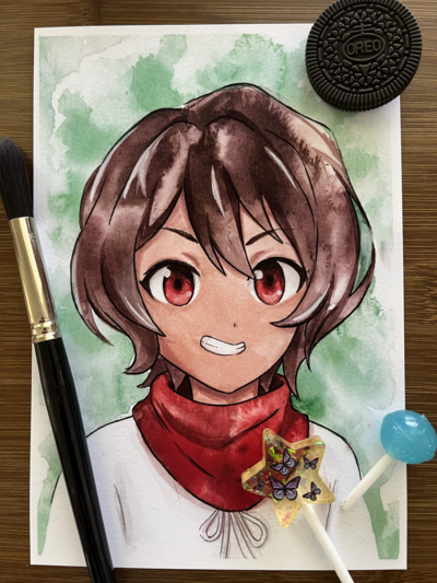 Lumi - Sweet Reincarnation (6x8 Watercolor) Signed Print