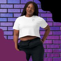 PME Fashion grey flag Womens crop top - Thumbnail 1