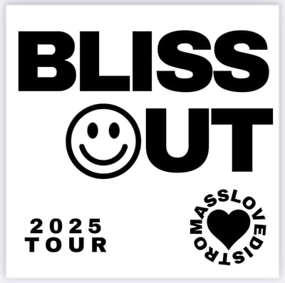 “BLISS OUT” 2025 Tour Sticker Pack