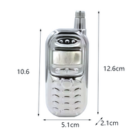 Free Shipping-3oz STAINLESS STEEL MOBILE PHONE FLASK  - Thumbnail 3