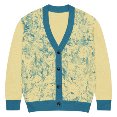 Knitted cardigan - ordinary place