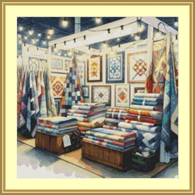 Quilt Market 1 Cross Stitch Pattern