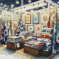 Quilt Market 1 Cross Stitch Pattern - Thumbnail 1