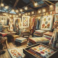 Quilt Market 2 Cross Stitch Pattern - Thumbnail 1