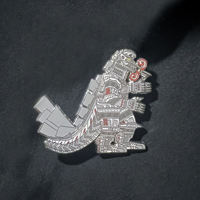 MechaGojirAzteca 2" Enamel Pin