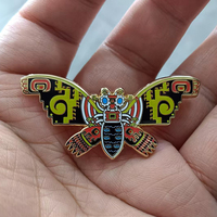 MothraAzteca 2" Enamel Pin - Thumbnail 3
