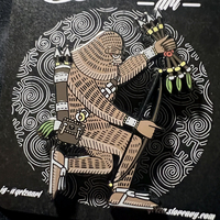 GalAztecWookie 2" Enamel Pin - Thumbnail 2