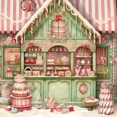 Candy store 3 cross stitch pattern