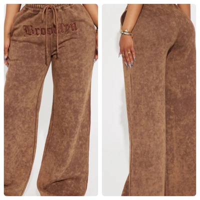 Brooklyn Wide Leg Sweats-TD