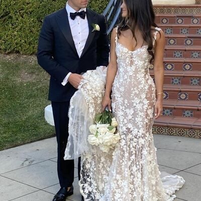 Sexy mermaid lace wedding dress bridal gown wedding gown