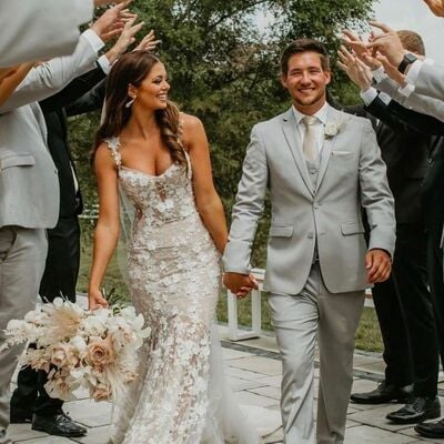 Sexy mermaid lace wedding dress bridal gown wedding gown