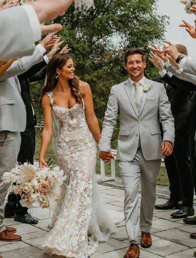 Sexy Mermaid Lace Wedding Dress Bridal Gown Wedding Gown