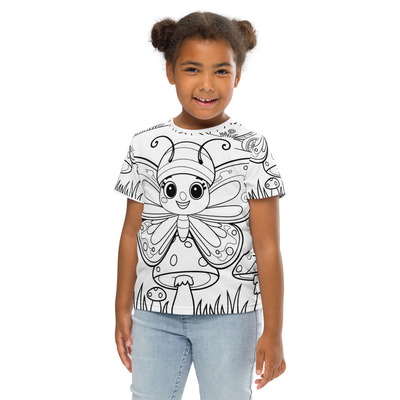 Silly Butterflies friends crew neck t-shirt