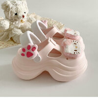 Cute Kitty Platform Sandals - 3colors - Thumbnail 4