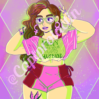 Queer fire femme (print)