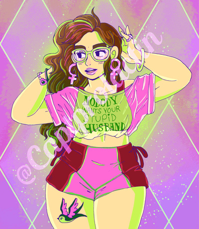 Queer Fire Femme (Print)