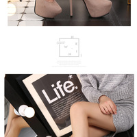 Autumn Women's Round-Toe Stiletto Pumps - Thumbnail 3