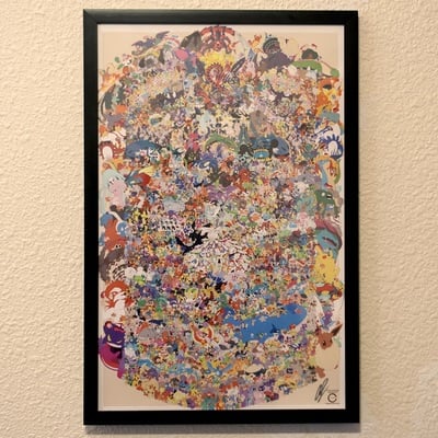 "draw em all!" art print