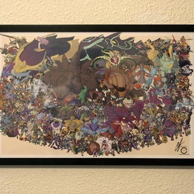 "league of champions!" art print