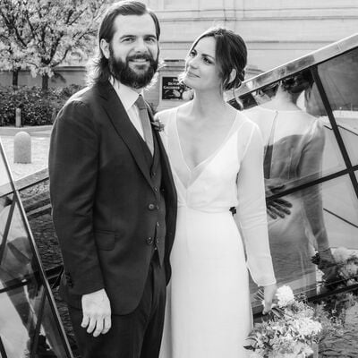 Simple sheath long sleeve beach boho wedding dress bridal gowns