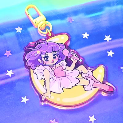 Creamy mami acrylic keychain