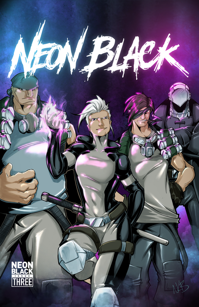 Neon Black: Issue #3-Regular Run
