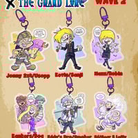 Peach Creek X The Grand Line (Ed, Edd, n Eddy X One Piece) - Key Charms - Wave 1 & Wave 2 - Thumbnail 1