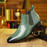 Mens Chelsea Boots Casual Fashion Ankle Boots - Thumbnail 2