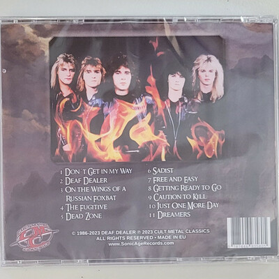Deaf dealer - keeper of the flame (new reissue cd of the 1986 canadian metal band's debut album - greek import)