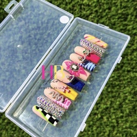 Heart  Breaker ,  Press on Nail ( REUSABLE) Size M & S - Thumbnail 3