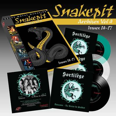 SNAKEPIT VOLUME 4 BOOK (Brand New Volume of the Import series w/ Bonus Sortilege 7" Single)