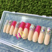  Boy Bye !   (REUSABLE). Press On Nails , Size M & S - Thumbnail 1