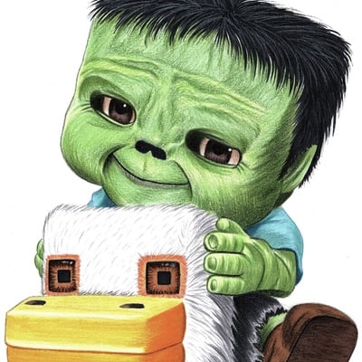 Chicken contender print