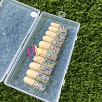 Princess Tiana   (REUSABLE) Press On Nails. Size Small  - Thumbnail 1